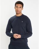 Sweat col rond bleu foncé