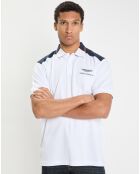 Polo Regular Fit Aston Martin Racing Rib blanc