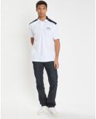 Polo Regular Fit Aston Martin Racing Rib blanc