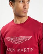 Sweat col rond Aston Martin Racing rouge