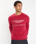 Sweat col rond Aston Martin Racing rouge