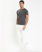 Jogging cargo Slim Fit écru