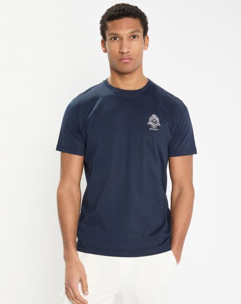 T-Shirt Regular Fit Blason bleu