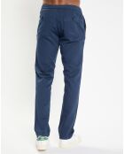 Pantalon en Coton & Lin Beach bleu