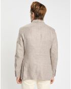 Veste 100% Lin beige