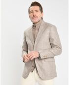 Veste 100% Lin beige