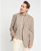 Veste avec parement amovible beige