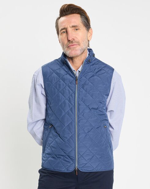 Veste piquée 3 en 1 bleu moyen