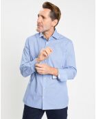 Chemise Slim Fit imprimée bleue