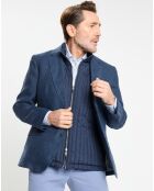 Veste 100% Lin bleu foncé