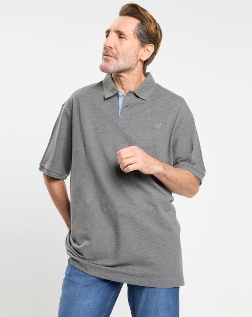 Polo Classic Fit gris foncé