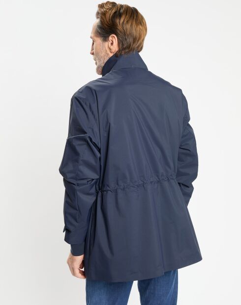 Parka imperméable Technique Vélo bleu marine