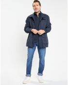 Parka imperméable Technique Vélo bleu marine