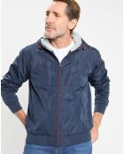 Blouson à capuche Sport bleu