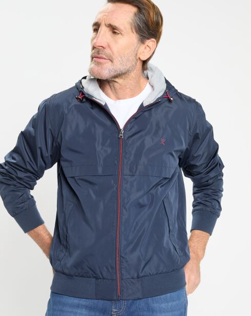 Blouson à capuche Sport bleu