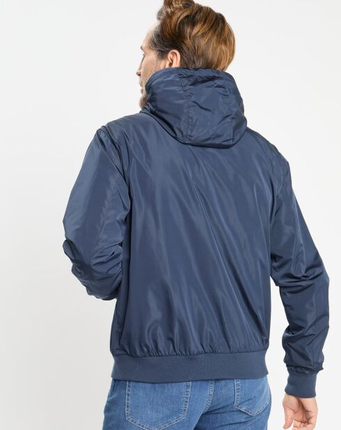 Blouson à capuche Sport bleu