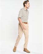 Pantalon chino Slim Fit Kensignton beige