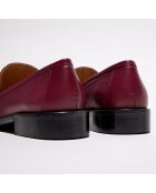 Mocassins en Cuir Juliette bordeaux