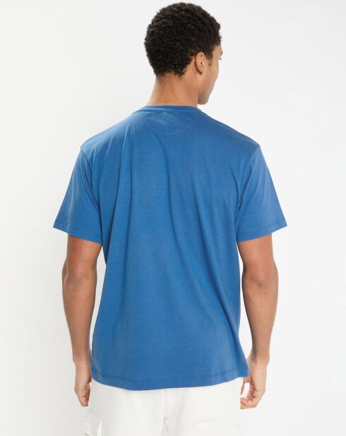 T-Shirt Regular Fit uni Yok bleu moyen