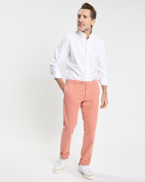 Pantalon chino Slim Fit Kensignton orange moyen