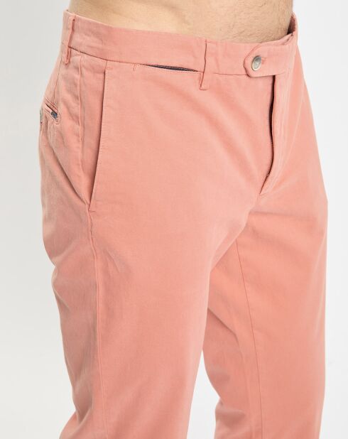 Pantalon chino Slim Fit Kensignton orange moyen