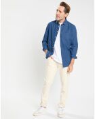 Chemise en Jean Slim Fit bleu moyen