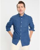 Chemise en Jean Slim Fit bleu moyen