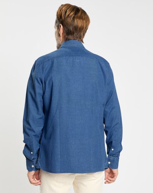 Chemise en Jean Slim Fit bleu moyen