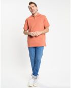 Polo en Jersey Regular Fit uni Smart orange moyen