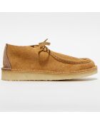 Derbies en Velours de Cuir Desert Nomad marron clair