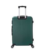 2 Valises 4 roues doubles Corsa 50/60 cm vert kaki