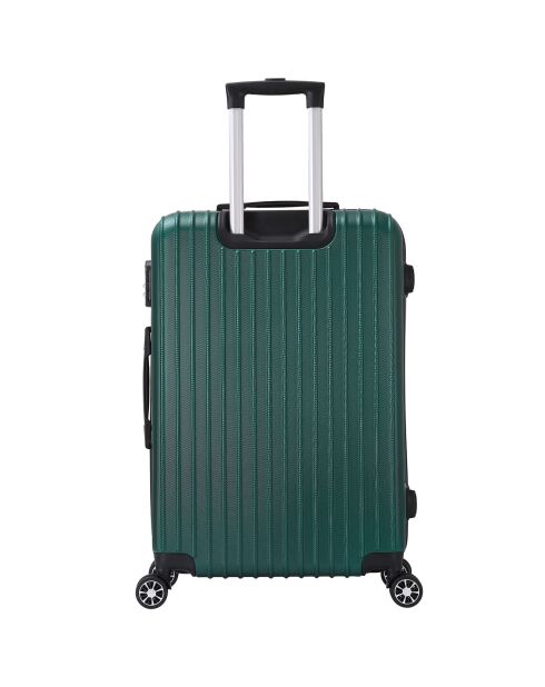 2 Valises 4 roues doubles Corsa 50/60 cm vert kaki