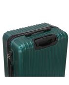 2 Valises 4 roues doubles Corsa 50/60 cm vert kaki