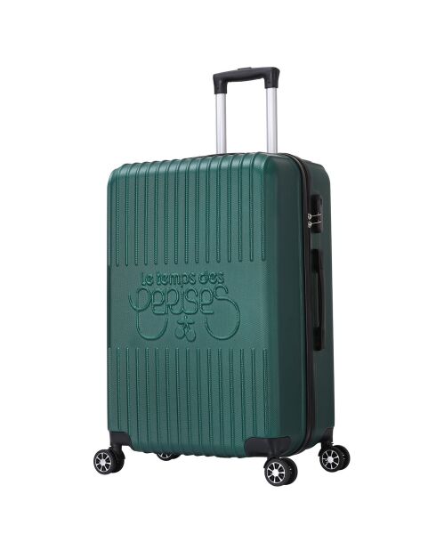 2 Valises 4 roues doubles Corsa 50/60 cm vert kaki