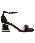 Sandales Lisa noires - Talon 6 cm