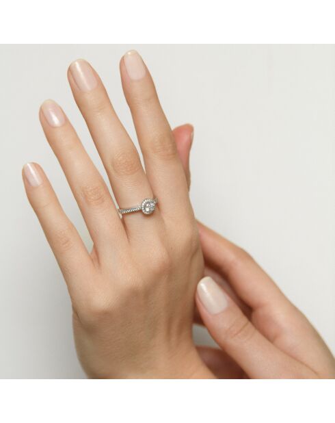 Bague Harmonie or blanc