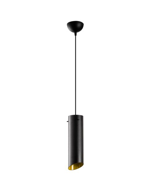 Suspension Maçka Noyer/jaune moutarde - 114x8 cm