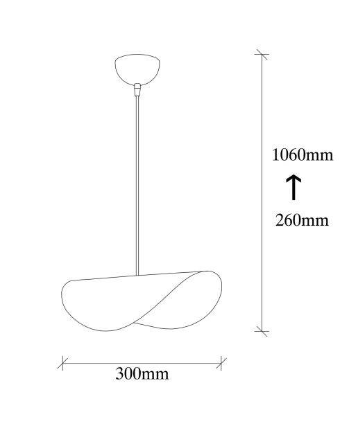 Sivani weiß/gelber Kronleuchter - 30x17 cm