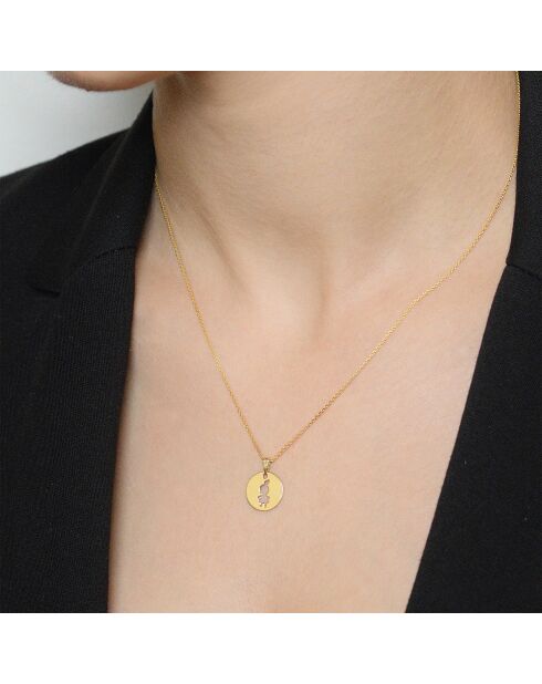 Kinderanhänger aus Gelbgold für kleine Mädchen