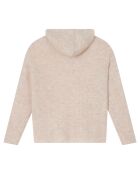 Pull en Laine & Mohair Florane huître chiné