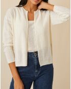 Gilet en Lin & Coton Filipa écru