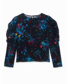 Blouse Lila noire