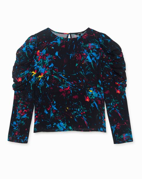 Blouse Lila noire