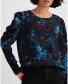 Blouse Lila noire