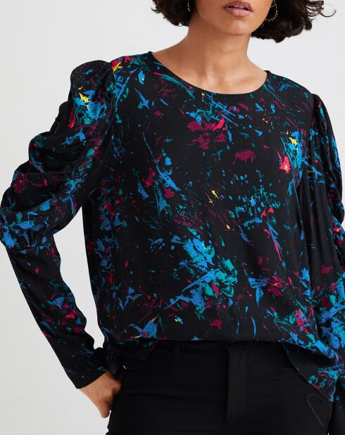 Blouse Lila noire