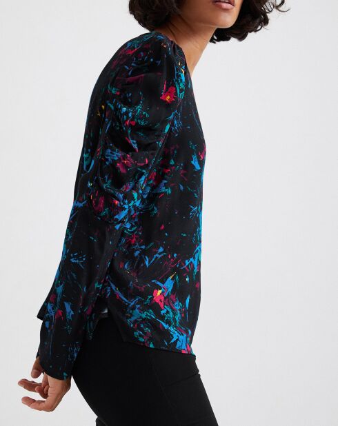 Blouse Lila noire