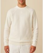 Pull en Coton & Cachemire Gery écru