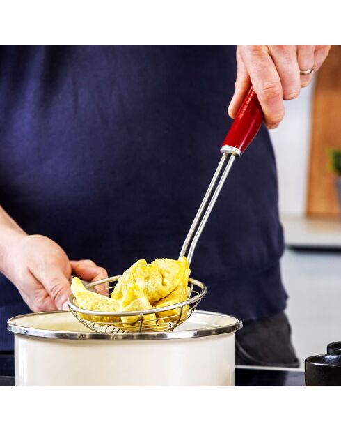 Ecumoire araignée Core Line rouge