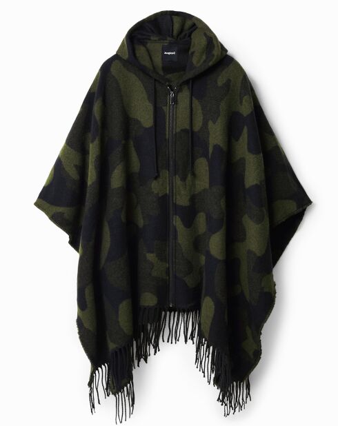 Groene Ying poncho