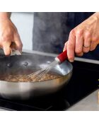 Fouet plat Core Line rouge
